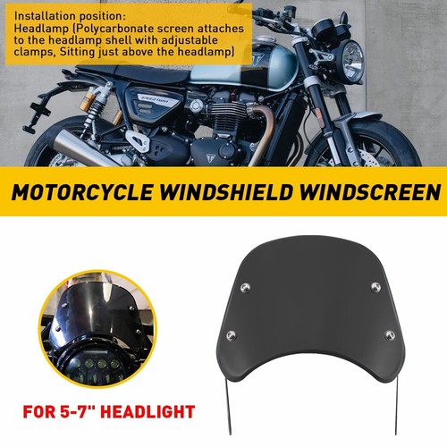Black 7 motorcycle - black, 5"-7"motorcycle
