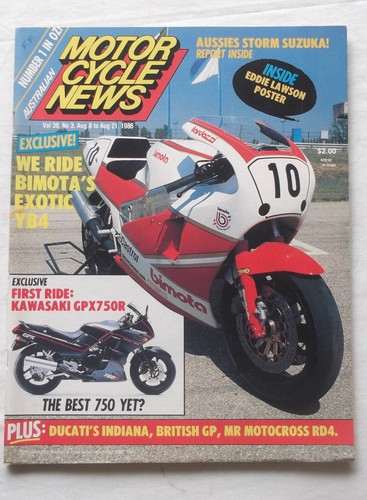 1986 motorcycle magazine - motorcycle,