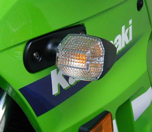 White turn signal lenses - signal,