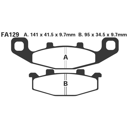 Pair pads ebc - of,