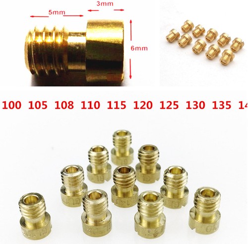 10pcs jet carburetor main - jet, &