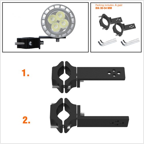 Pcs motorcycle led spotlight - 2,