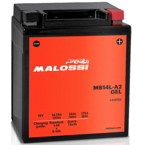 Malossi battery 12v 14ah - malossi,